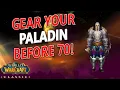 WoW Classic - How To Easily Gear Your Paladin Before 70 To Tank