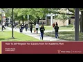How to Register for Classes from an Academic Plan