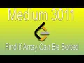 LeetCode Problem 3011 Find if Array Can Be Sorted