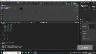 blender python script create a simple cube mesh