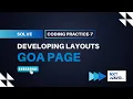 Coding Practice 7 - Goa Page Developing Layouts NxtWave