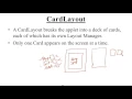 CardLayout in Java Applet Hindi