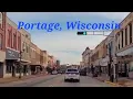 Driving Thru Portage Wisconsin