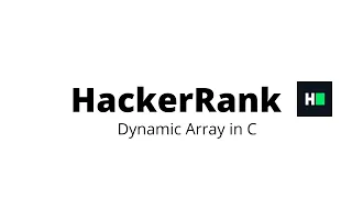 Dynamic Array in C Hackerrank Solution