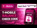 T Mobile Balance Check How To Check T Mobile Prepaid Balance T Mobile SIM balance info