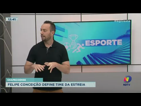 Técnico da Chapecoense, Felipe Conceição, define time da estreia