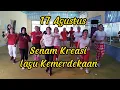 Lagu 17 Agustus // Senam Kreasi Lagu Kemerdekaan // Cece Inggri