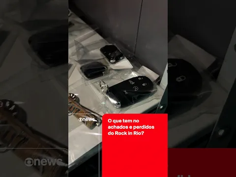 O que tem no achados e perdidos do Rock in Rio?