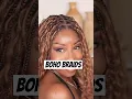 No Baby Hair Boho Knotless Braided Wig Install