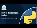 How to delete object in class