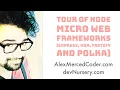 AM Coder - Tour of Node Micro Web Frameworks