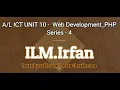 ICT Unit 10 - PHP User Interaction with Website