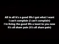 five finger death punch - sham pain (lyrics)