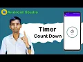 How to Create Timer Count Down in Android Studio countDownTimer edutika