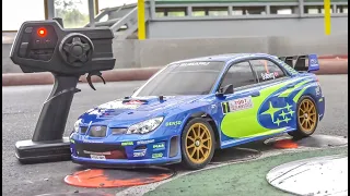Awesome RC Car gets unboxed and driven Tamiya Subaru Impreza 4x4