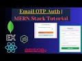 Full Stack Email OTP Authentication System with Nodemailer MERN Stack Step-by-Step Tutorial
