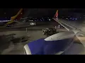 4K Southwest Airlines Boeing 737-700 N421LV pushback start up and takeoff from PDX