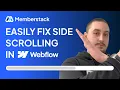 EASILY Fix Webflow Side Scrolling Problem