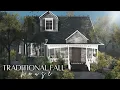 traditional fall house speedbuild roblox bloxburg