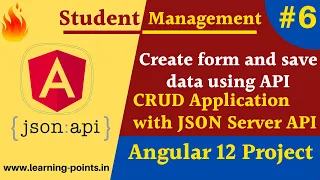 Create Reactive Form and save data using API Angular save form data using POST API
