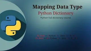 Python Dictionary Python Mapping Data Type