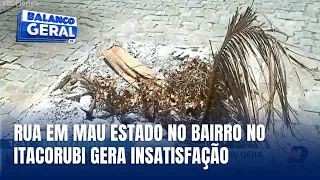 Rua em mau estado no Itacorubi causa insatisfação e reclamações de moradores