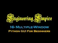 16 - Two Ways for Multiple Window in tkinter
