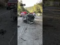 Man films himself driving over 150 mph before violent crash into tree