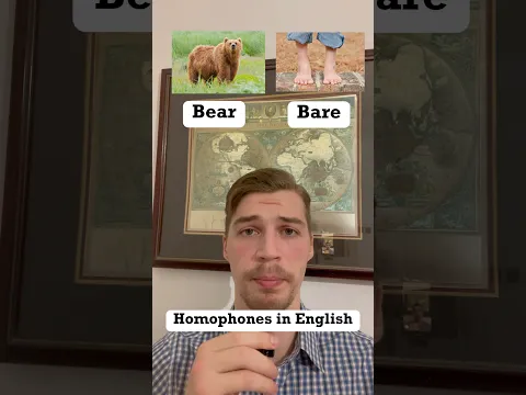 Homophones in English