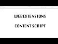 Your first Firefox extension - contentScript