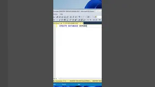 Create Database in Microsoft SQL SERVER