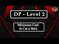 Minimum Cost to Cut a Stick