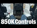 850K dozer Controls