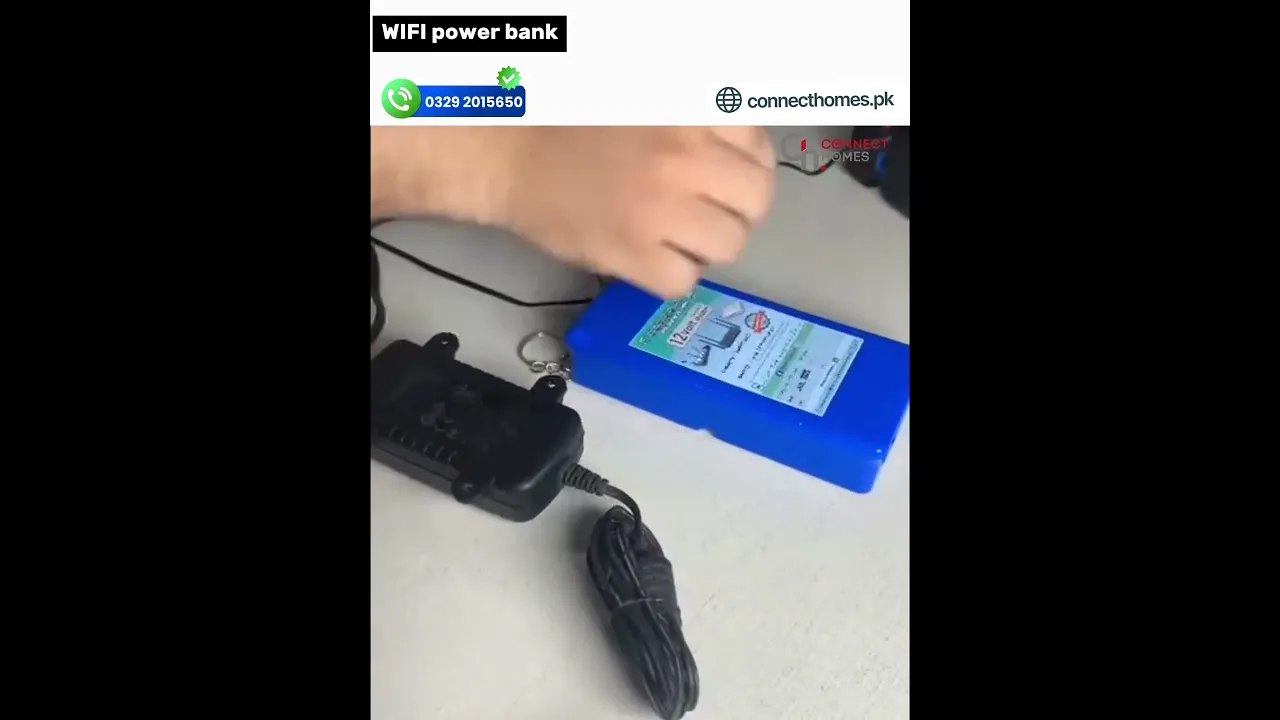 12V + 20000mAh + WiFi Router UPS Power Bank + 9–12 Hours Ultra Backup + Best Price in Pakistan