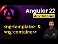 ng-Template ng-container in Angular Angular 22 Tutorial