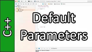 Default Parameters - C Programming Tutorial PC Mac 2015