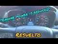 chevy malibu 2013 engine power is reduced problem solved