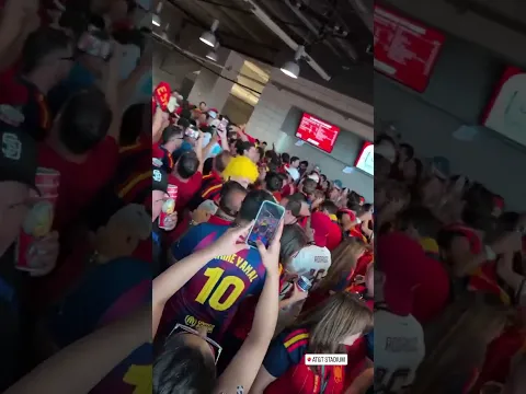 Spain Fans Celebrate Following Win Over France