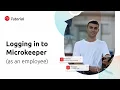 Microkeeper Tutorial How to login as an employee