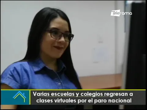 Varias escuelas y colegios regresan a clases virtuales por el paro nacional