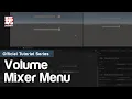 Volume Mixer Menu