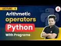 Arithmetic Operators in python Python Full Course Coding Adda247