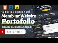 MEMBUAT WEBSITE PORTOFOLIO DENGAN HTML CSS DAN JAVASCRIPT - PART 1