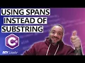 Using Spans for Substring in C DotNet With Benchmark Results