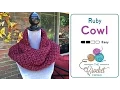 How To Crochet A Cowl Ruby Infinity BEGINNER The Crochet Crowd