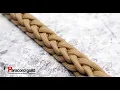 Knitting paracord - in the hand