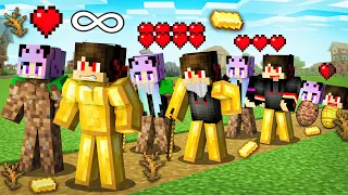 POOR vs RICH Life Cycle Evolution in Minecraft..