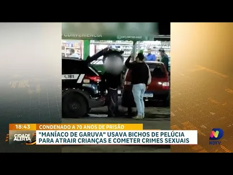 Maníaco de Garuva: condenado a 70 anos por atos criminosos envolvendo crianças