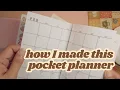How to Make a DIY Pocket Planner Booklet Easy Printable A6 Planner Setup