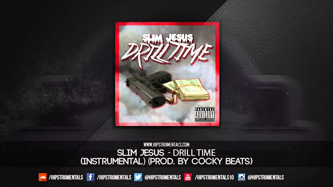 Slim Jesus - Drill Time [Instrumental] (Prod. By Cocky Beats) + DL via @Hipstrumentals